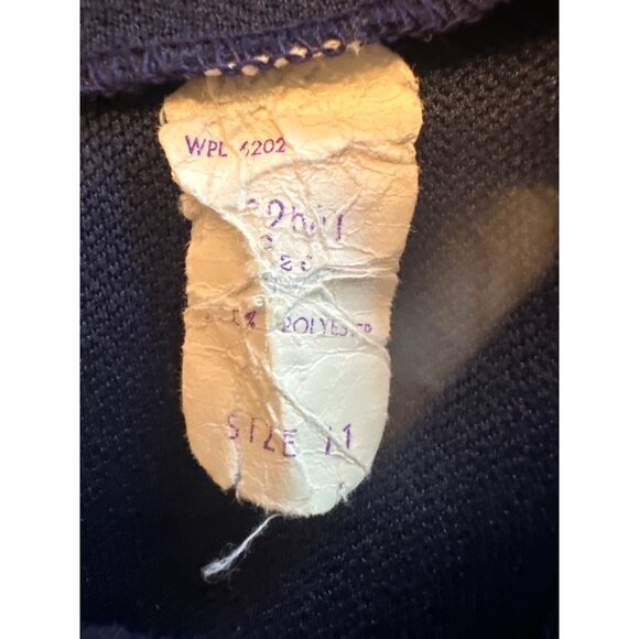 Carole King Crown Collection Navy Dress Size 11 With Lace Accent intage 60's - Picture 5 of 5